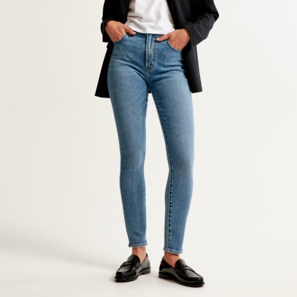 High Rise Super Skinny Ankle Jeans  A&F 30 | 10 s
